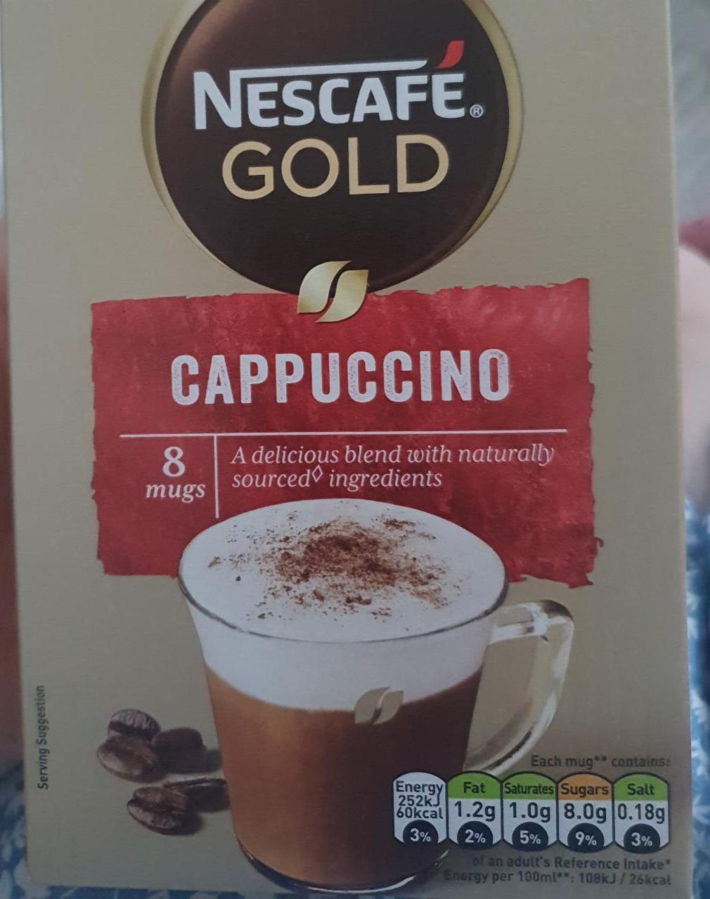 Фото - Напиток кофейный растворимый Gold Cappuccino Nescafe