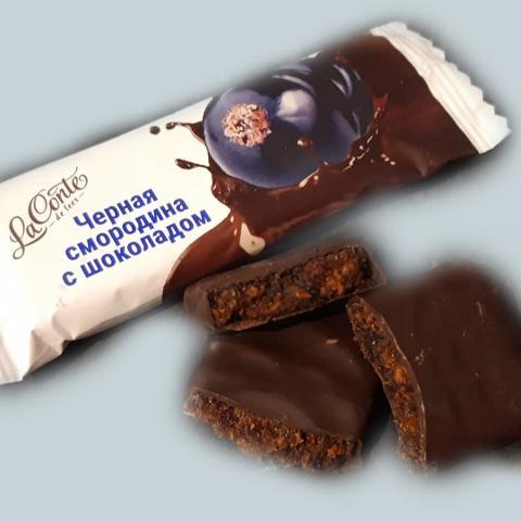 Фото - батончик черная смородина с шоколадом La Conte de fees