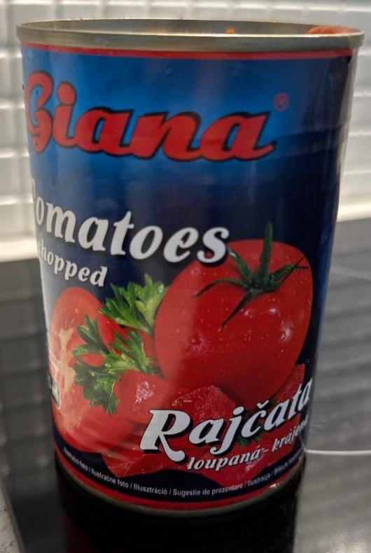 Фото - Tomatoes chopped Rajčata loupaná krájená Giana