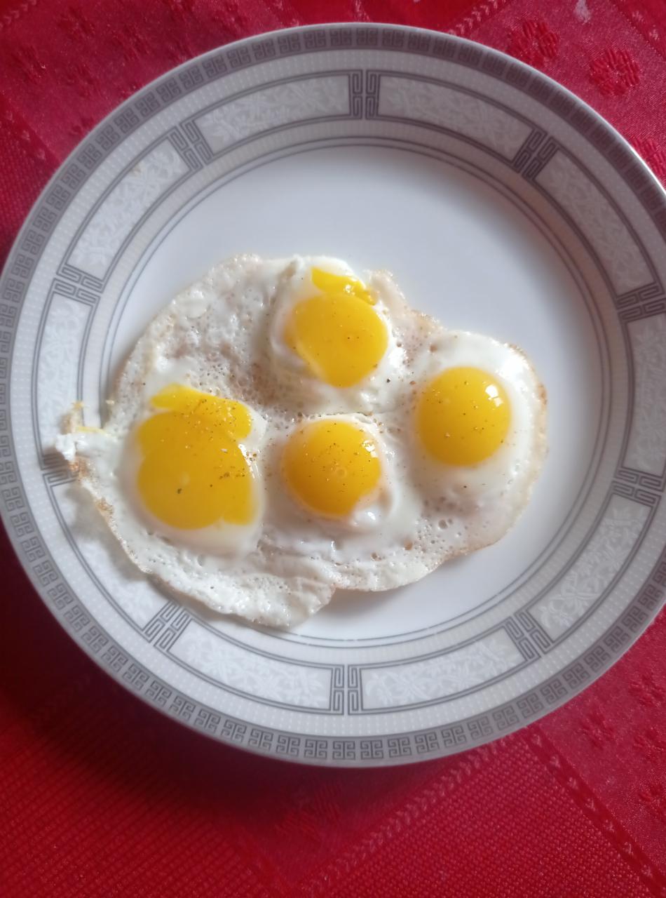 Яичница из 2 яиц калорийность на масле