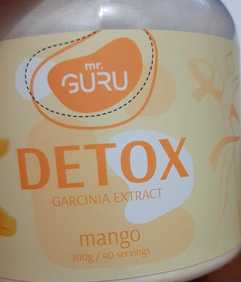 Фото - бад детокс с экстрактом гарцинии со вкусом манго Mr. Guru