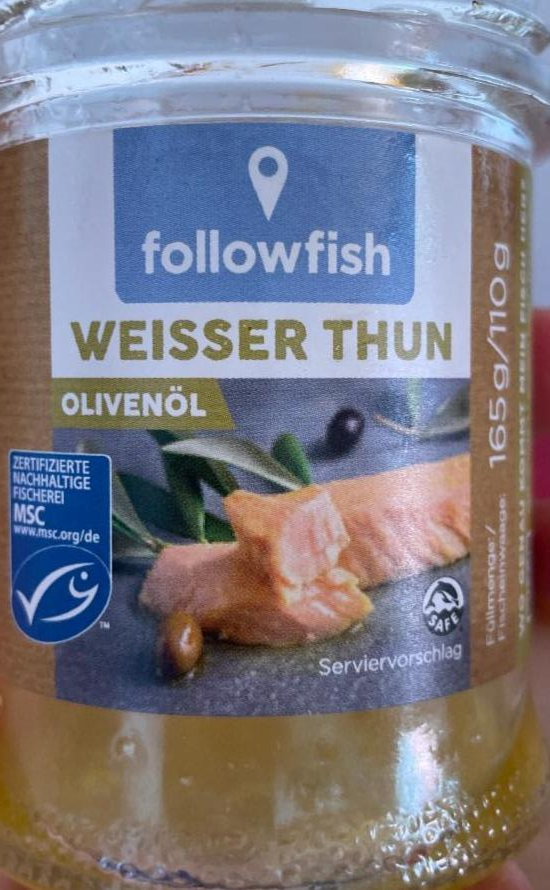 Фото - белый тунец в оливковом масле Followfish
