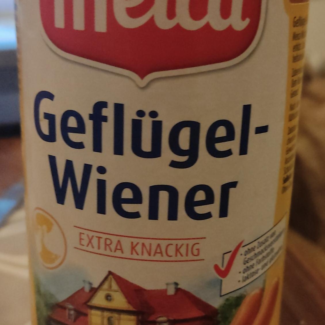 Фото - Geflügel-Wiener Extra Knackig Meica