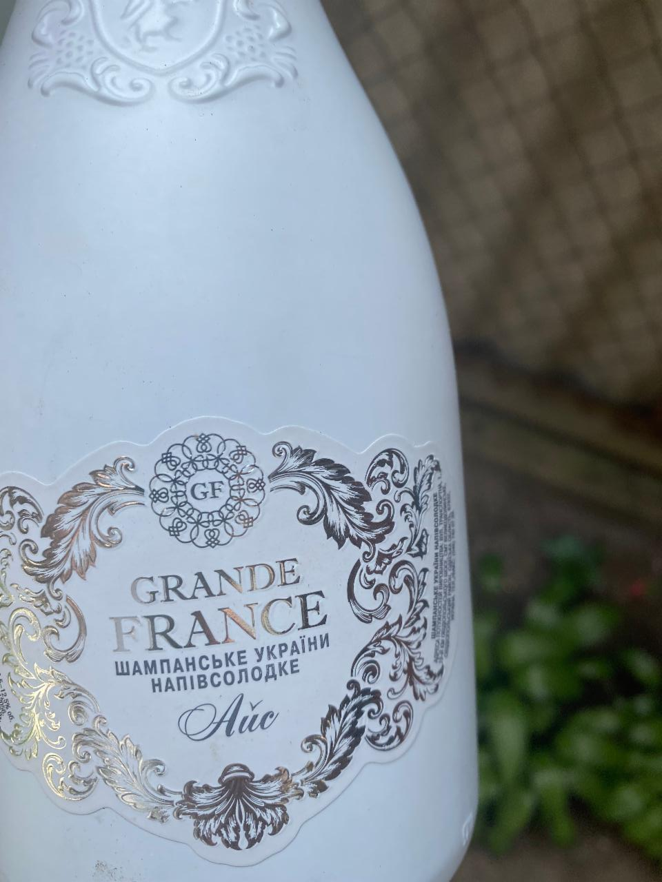 Фото - Вино игристое белое полусладкое Grande France