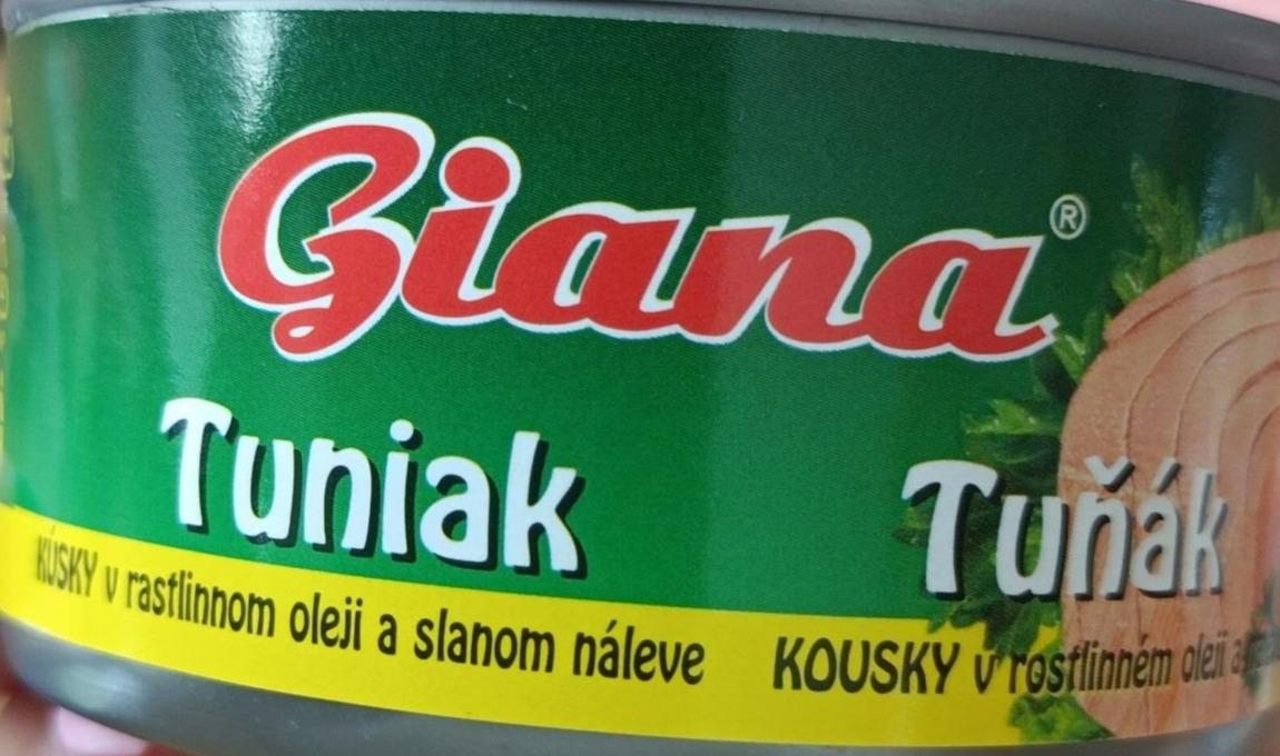 Фото - тунец кусочки в растительном масле и собственном соку Giana