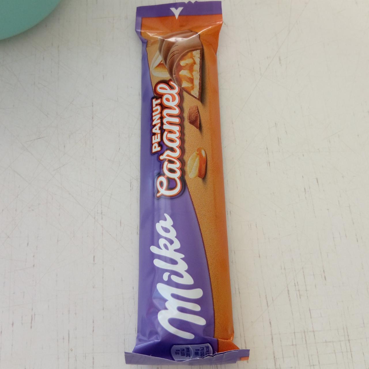 Фото - молочный шоколад арахис-карамель Milka