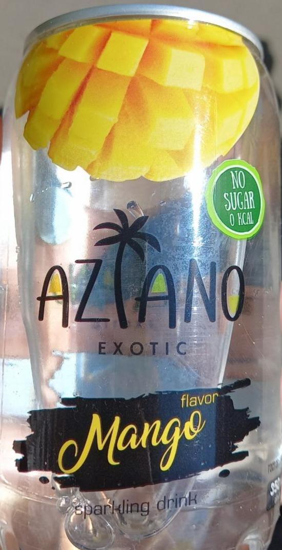 Фото - Напиток газированный со вкусом манго mango Aziano exotic