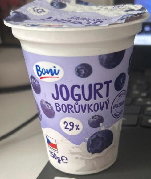 Фото - Черничный йогурт 2.9% Boni