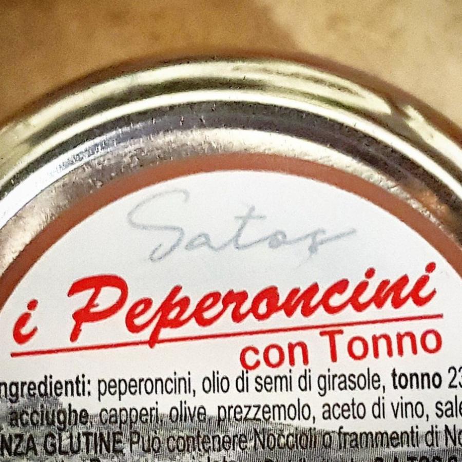 Фото - Консервированный перец с тунцом Peperoncini con Tonno Satos
