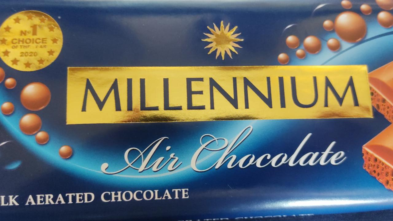 Фото - Шоколад молочный пористый Millennium