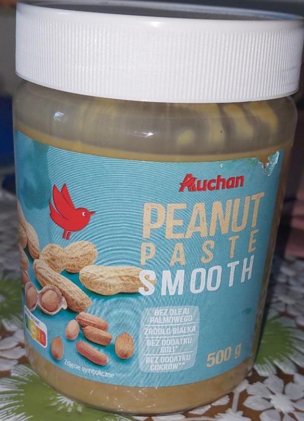 Фото - Арахисовая паста Peanut Smooth Auchan