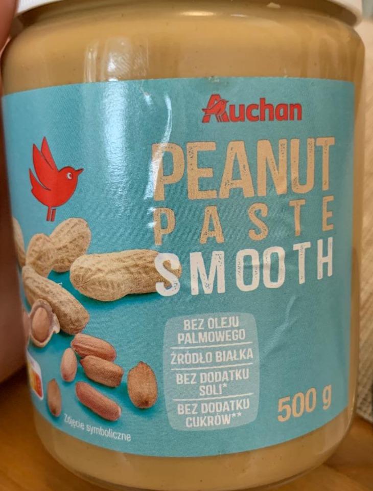 Фото - Арахисовая паста Peanut Smooth Auchan