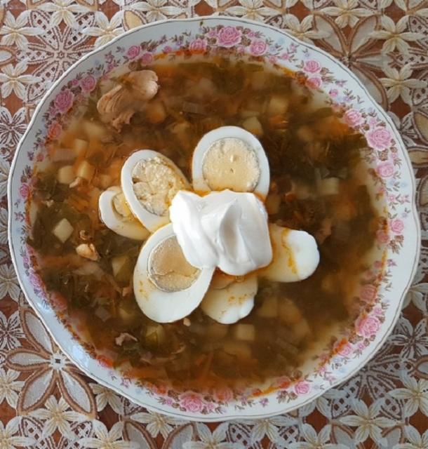 Фото - Куриный суп с яйцом и картофелем