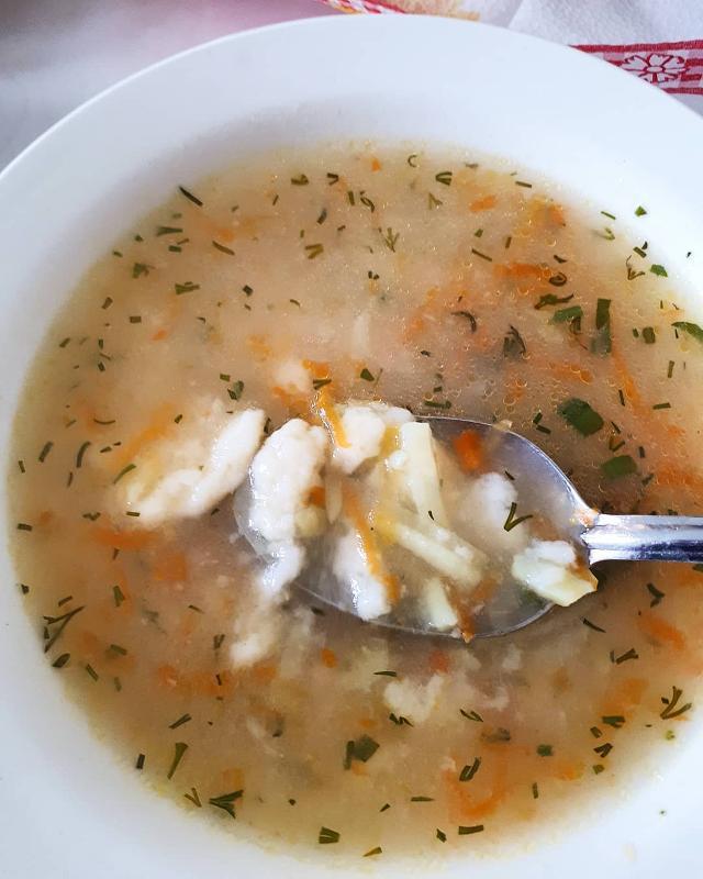 Фото - суп грибной с картошкой и клёцки