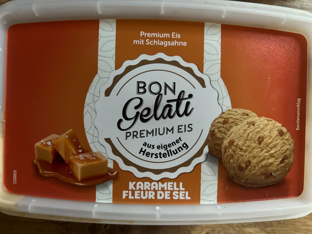 Фото - мороженое джелато карамель Bon Gelati