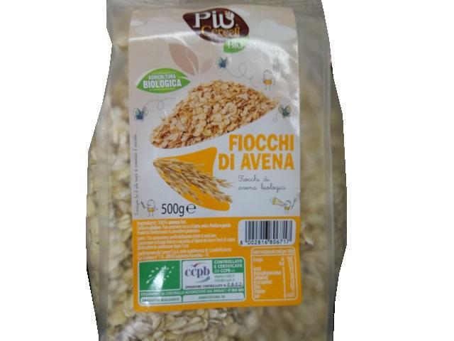 Фото - Овсяные хлопья Piu-Cereali Organic Oat Flakes Органик Fiocchi Di Avena