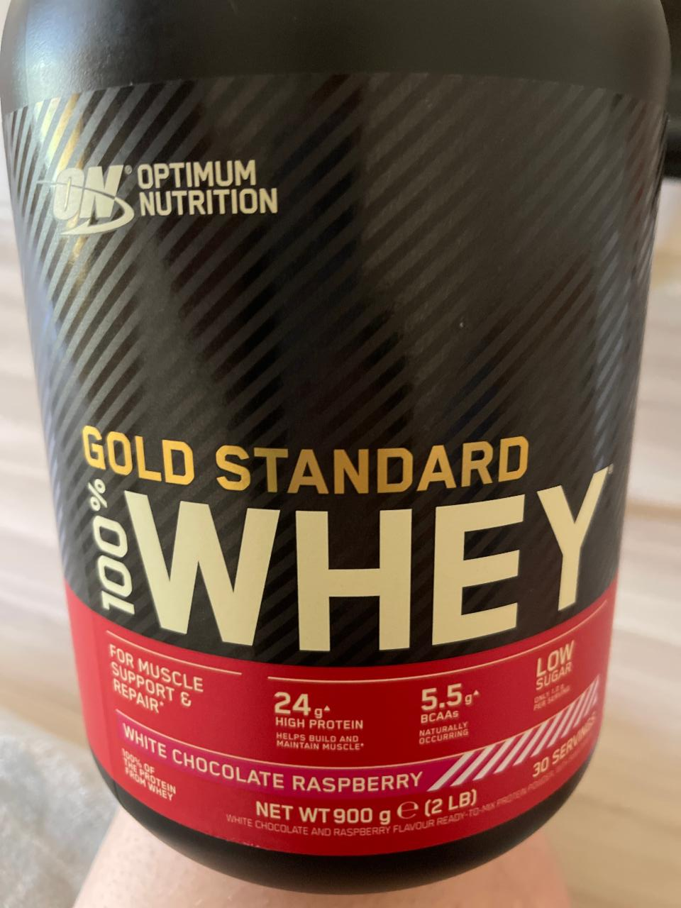 Фото - Коктейль белковый малина и белый шоколад 100% Whey Protein Gold Standard Optimum Nutrition