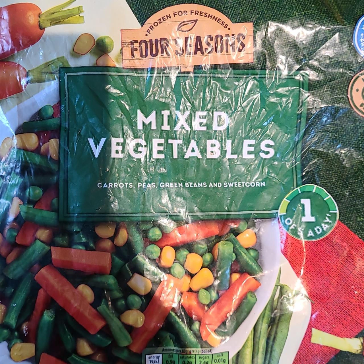 Фото - Овощная смесь Mixed Vegetables Four Seasons