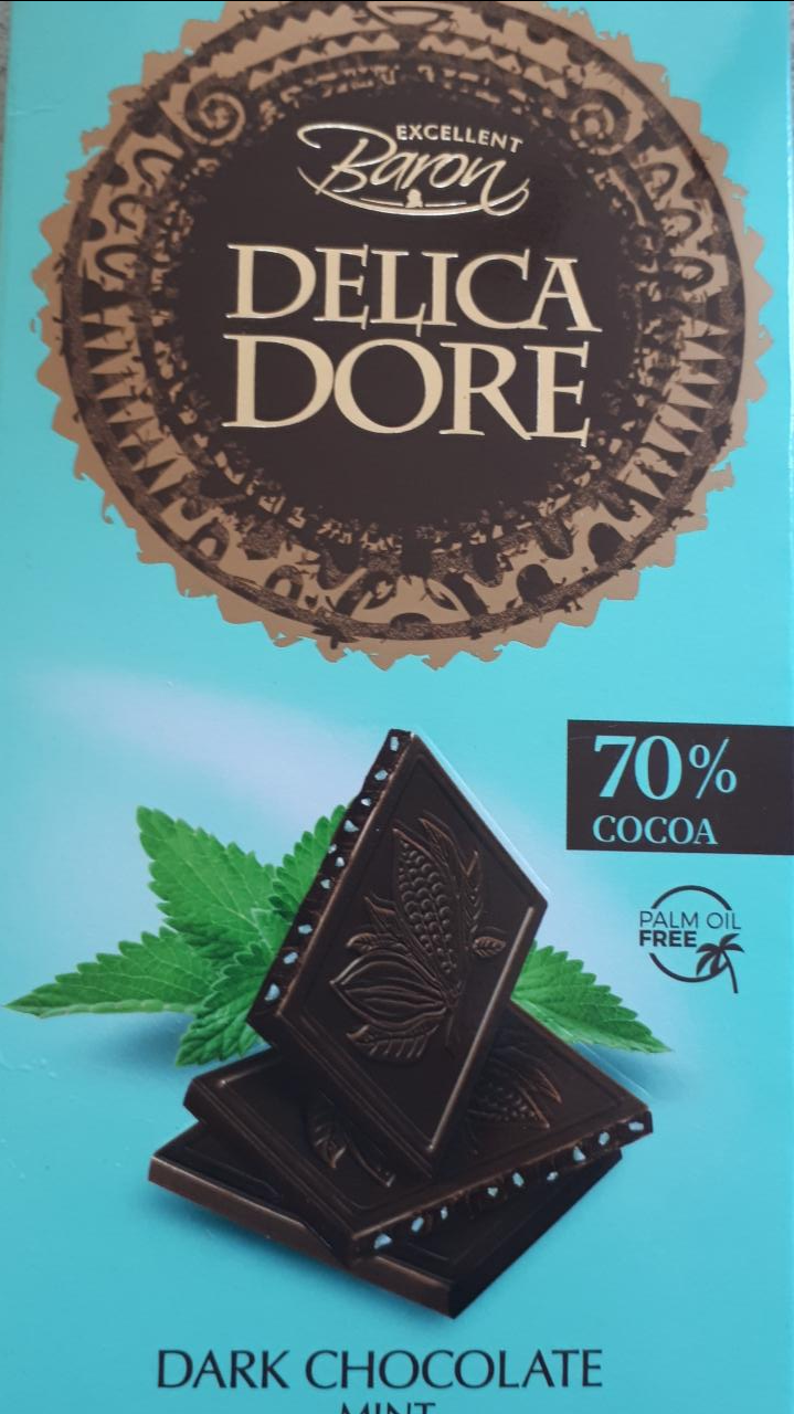 Фото - Delica dore тёмный шоколад мята Baron