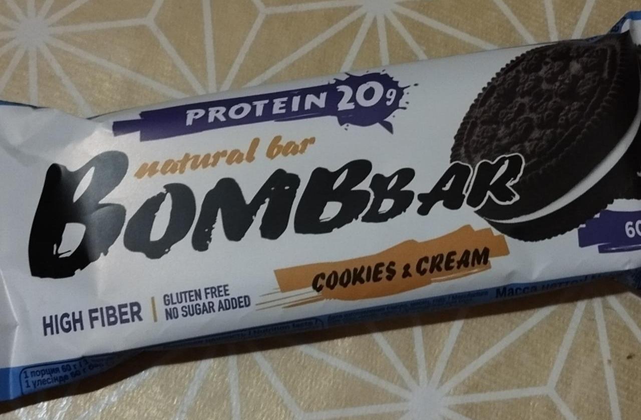 Фото - протеиновый батончик с орео cookies&cream Boombar