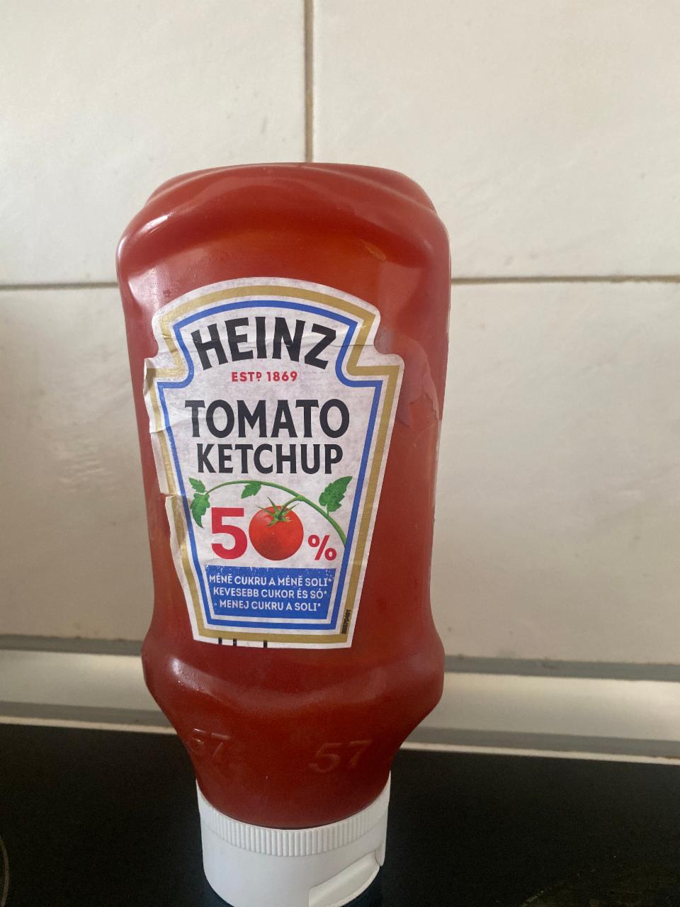 Фото - Tomato Ketchup 50% Less Sugar & Salt Heinz