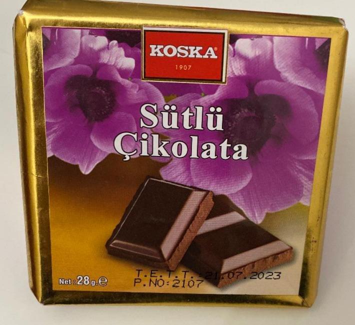 Фото - Молочный шоколад Koska