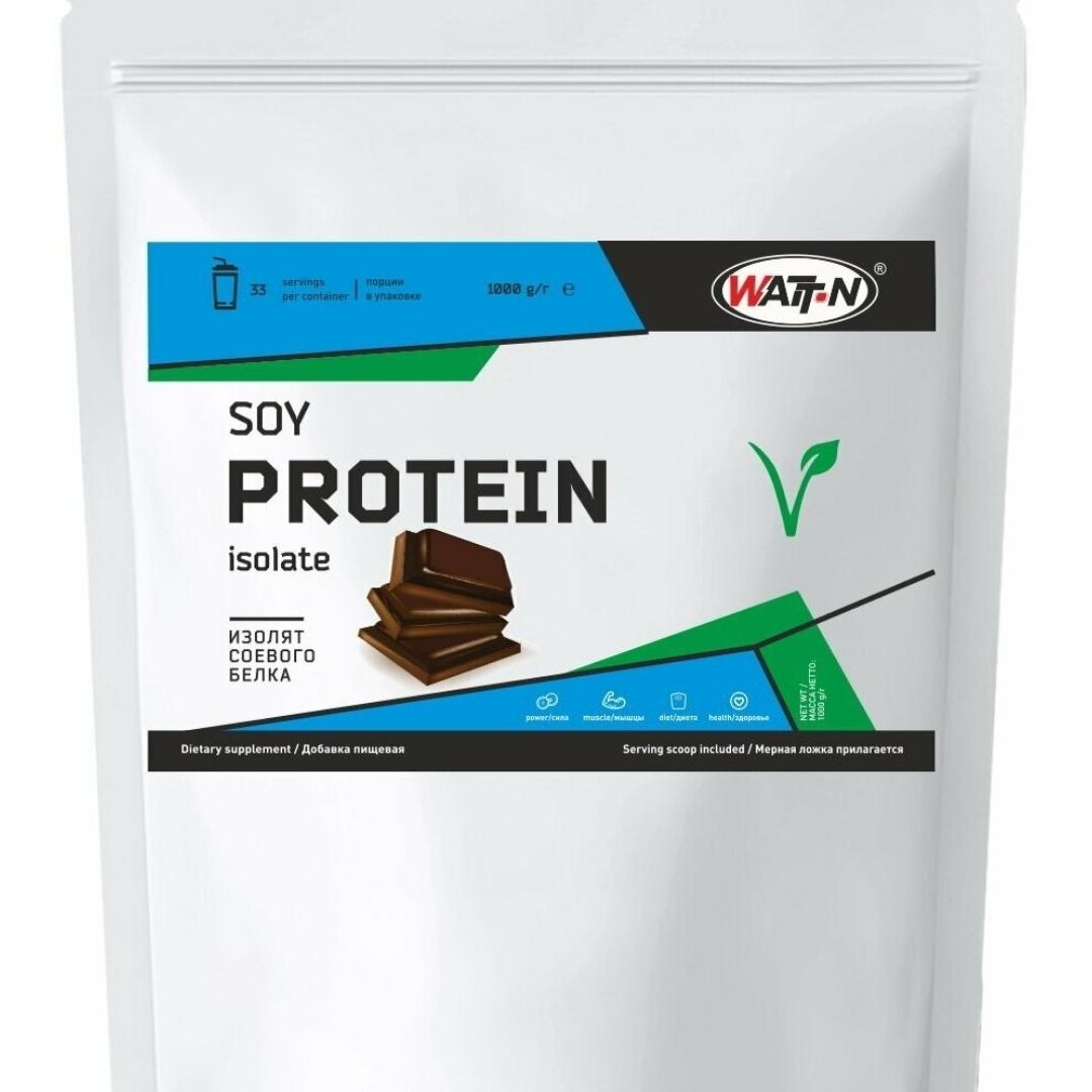 Фото - Протеин Soy Protein Isolate шоколад WATT NUTRITION