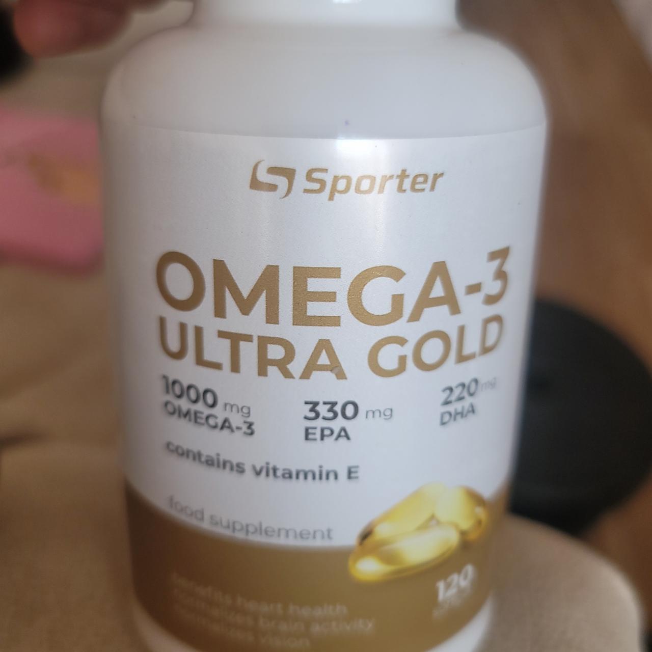 Фото - Жирные кислоты Omega-3 Ultra Gold Sporter