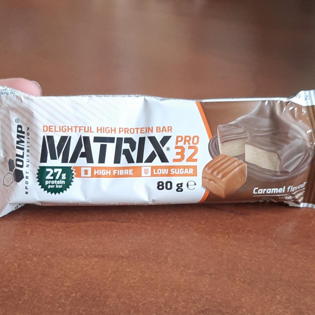 Фото - Батончик протеиновый Matrix Pro 32 со вкусом карамели Olimp Nutrition