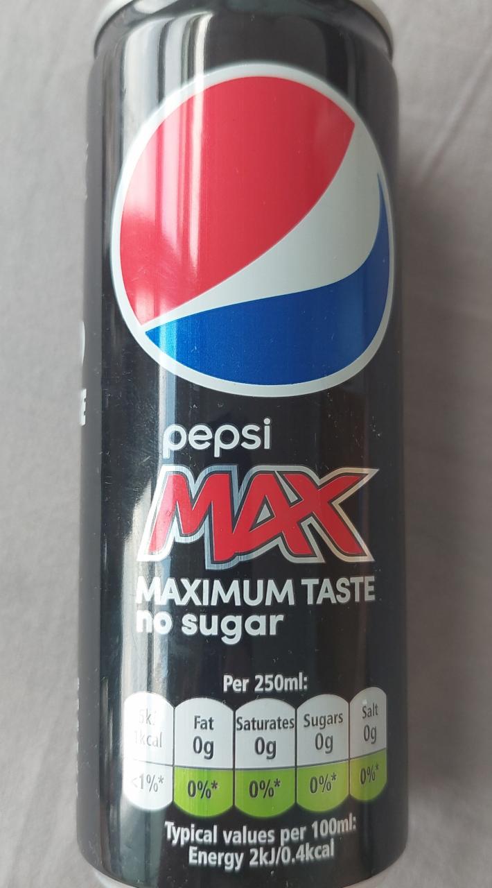 Фото - Max no sugar Pepsi