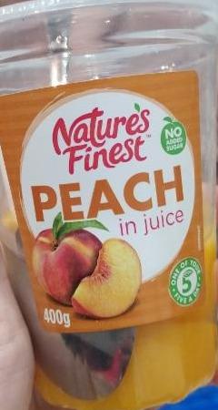 Фото - натуральный персик в соке peach in juice Natures finest