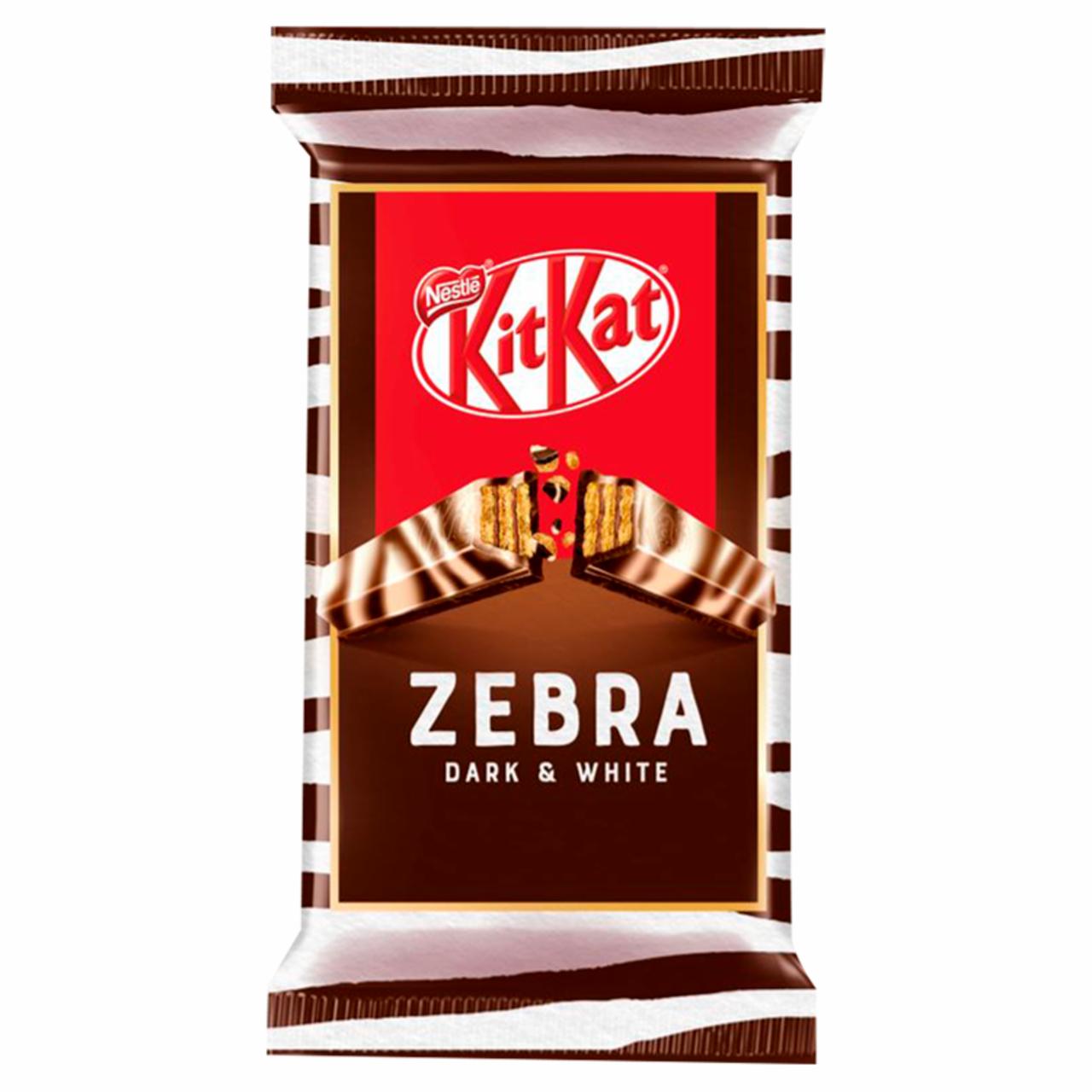Фото - Шоколад Zebra Wafer Sticks in Dark and White Chocolate KitKat