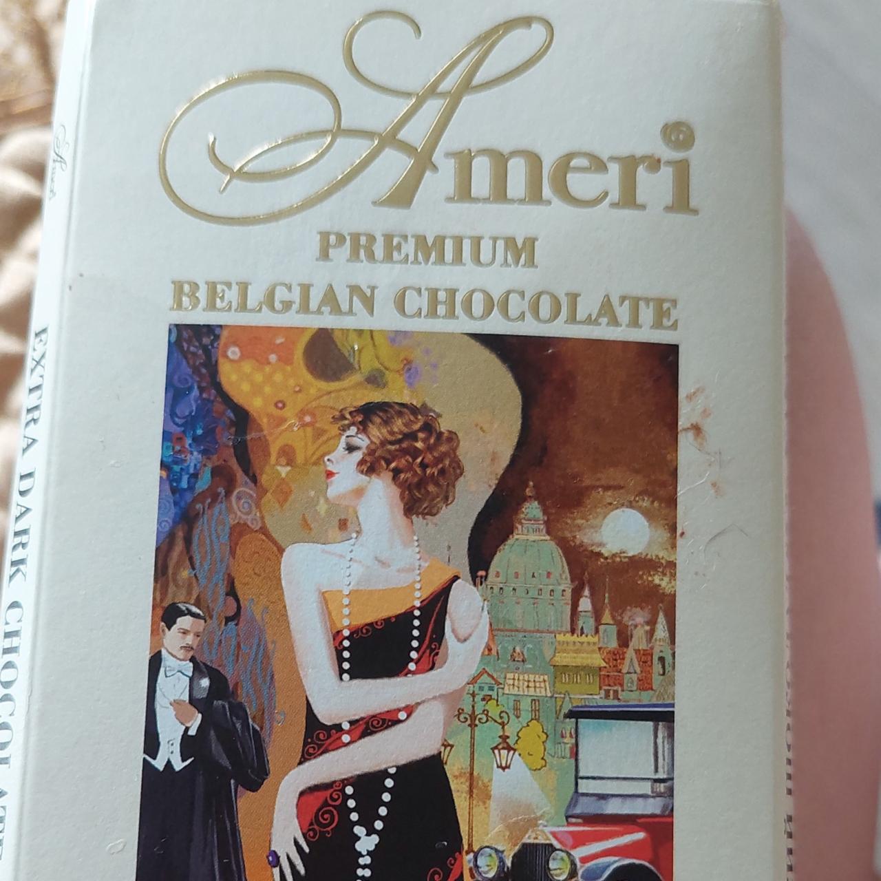 Фото - Шоколад экстра темный 85% Premium Belgian chokolate extra dark 85% cacao Ameri