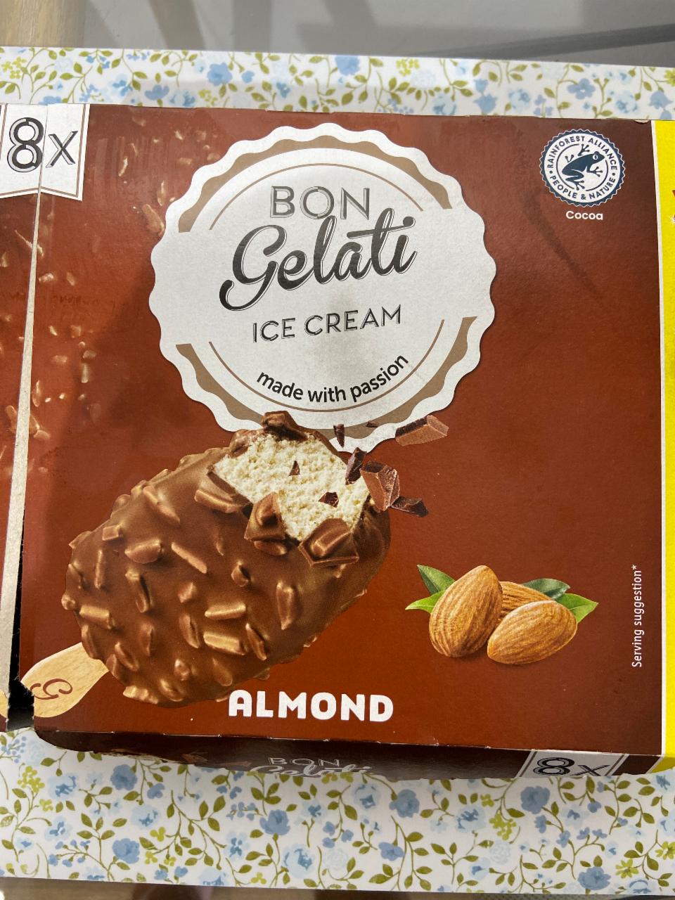 Фото - Морозиво шоколадное Almond Bon Gelati