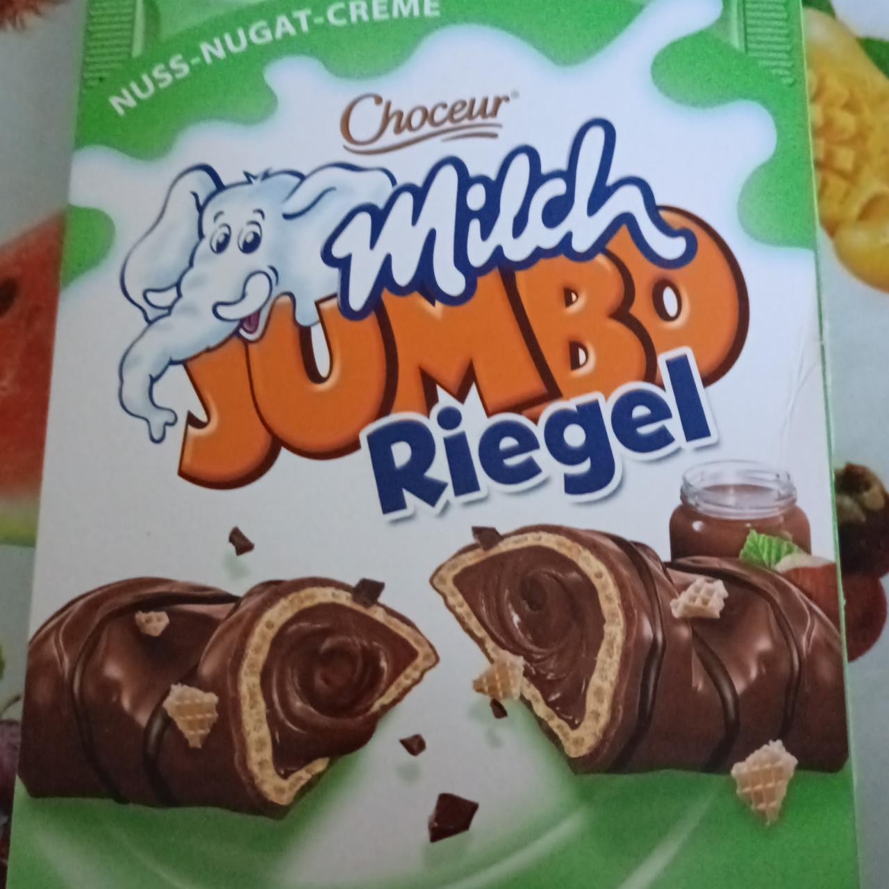 Фото - Вафельные батончики в шоколаде с шоколадным кремом MILCH Jambo Riegel Choceur