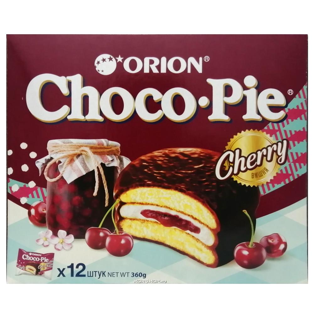 Фото - пирожное со вкусом вишни Choco pie ORION