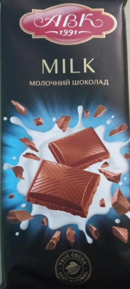 Фото - Шоколад молочный АВК