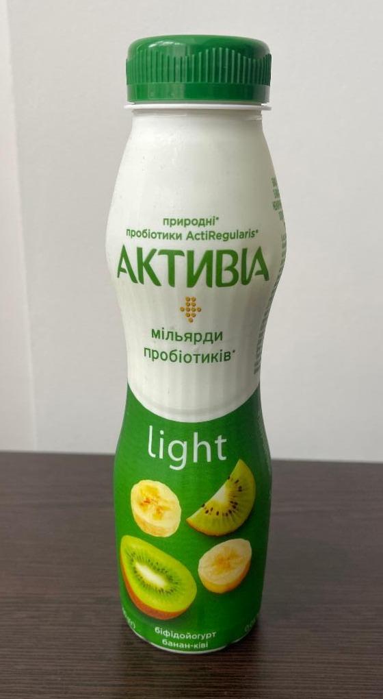 Фото - Бифидойогурт питьевой нежирный Light Банан-Киви Активиа