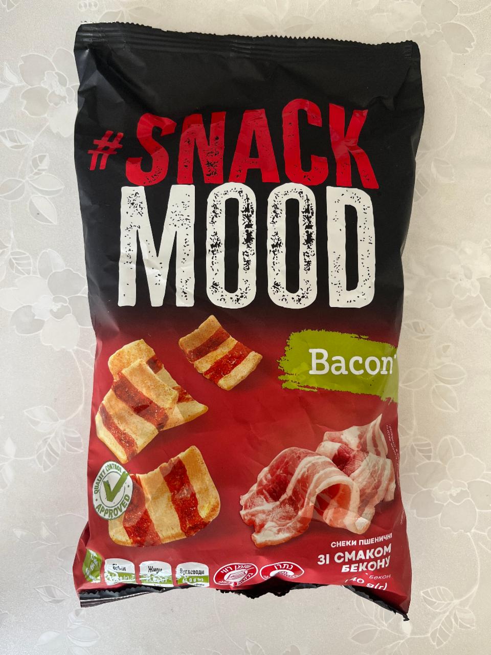 Фото - Снеки пшеничные со вкусом бекона Bacon Snack Mood
