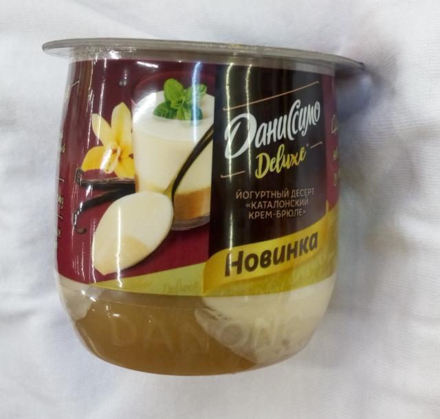 Фото - Йогуртный десерт термостатный 'Даниссимо' Deluxe 'Каталонский крем-брюле'