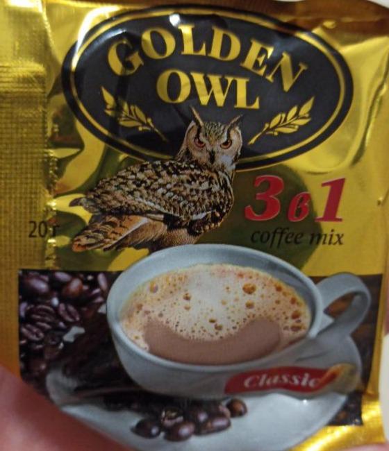 Фото - напиток кофейный растворимый 3 в 1 классик Golden Owl