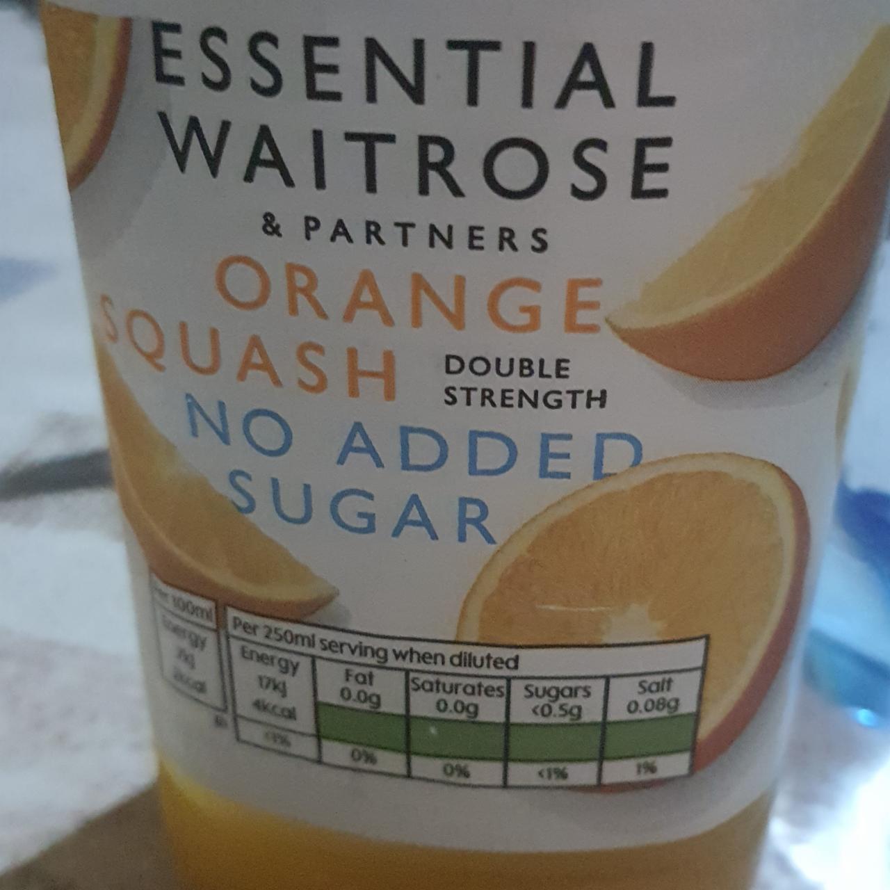 Фото - Апельсиновый сок концентрат Orange squash Waitrose