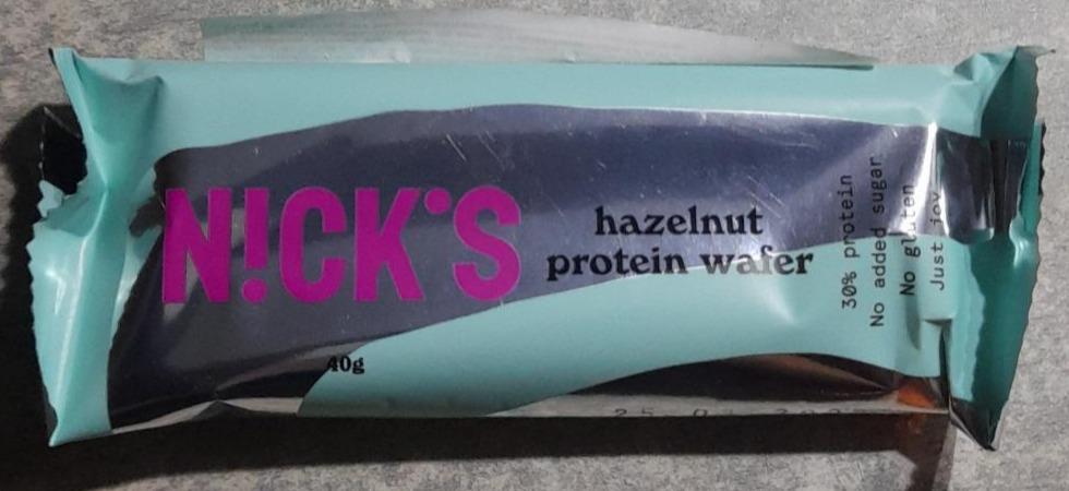 Фото - Protein wafer in milk chocolate coating Hazelnut Nick's