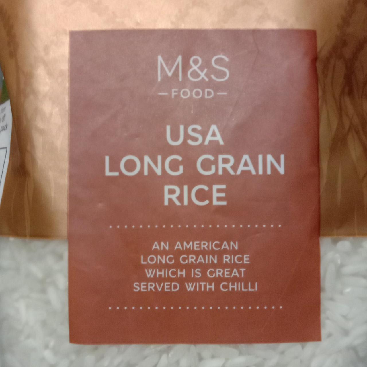 Фото - Рис usa long rice M&S Food