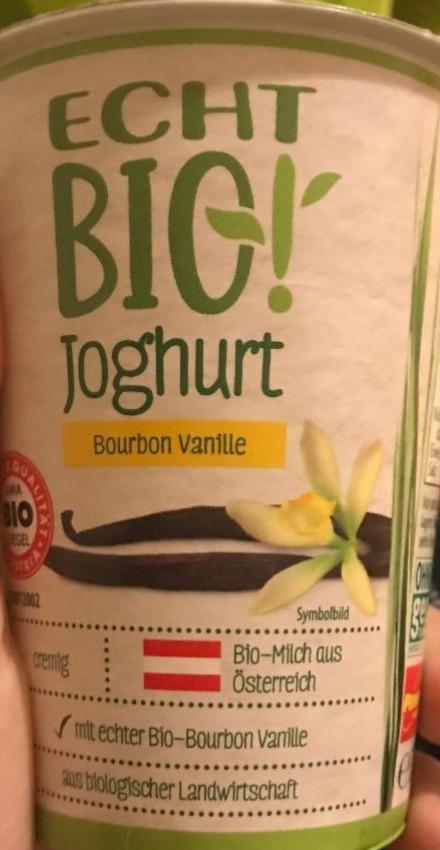 Фото - Йогурт с ванилью joghurt bourbon vanille echt BIO