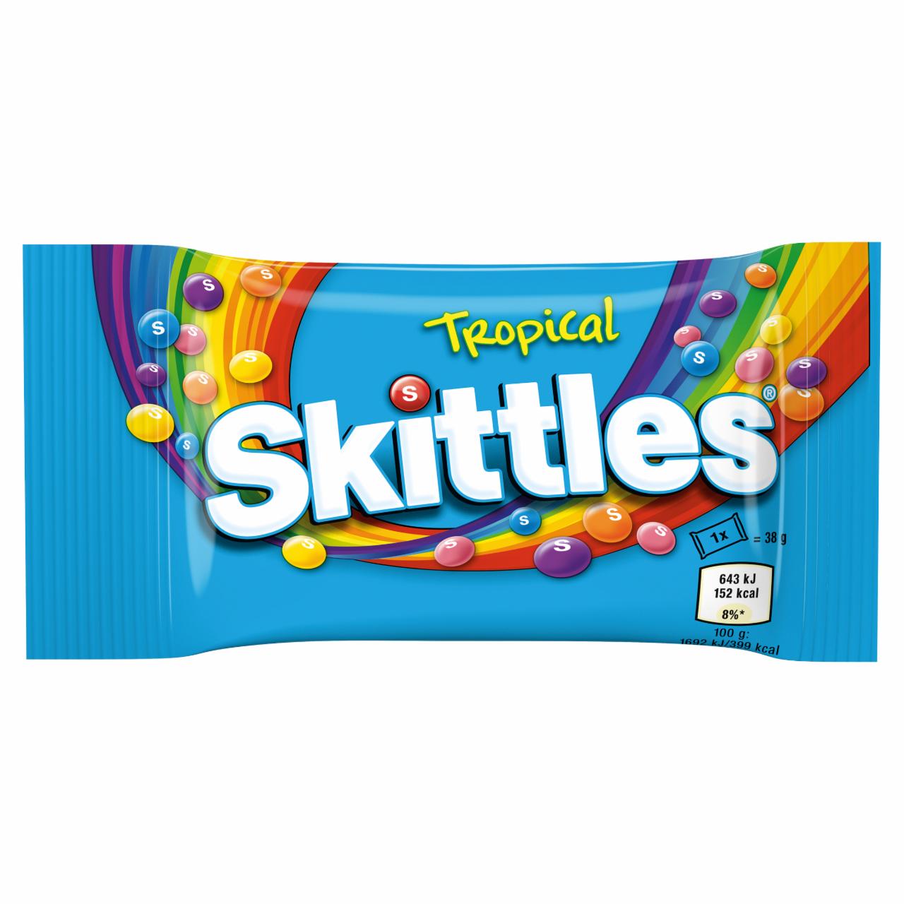 Фото - тропические жевательные конфеты Skittles