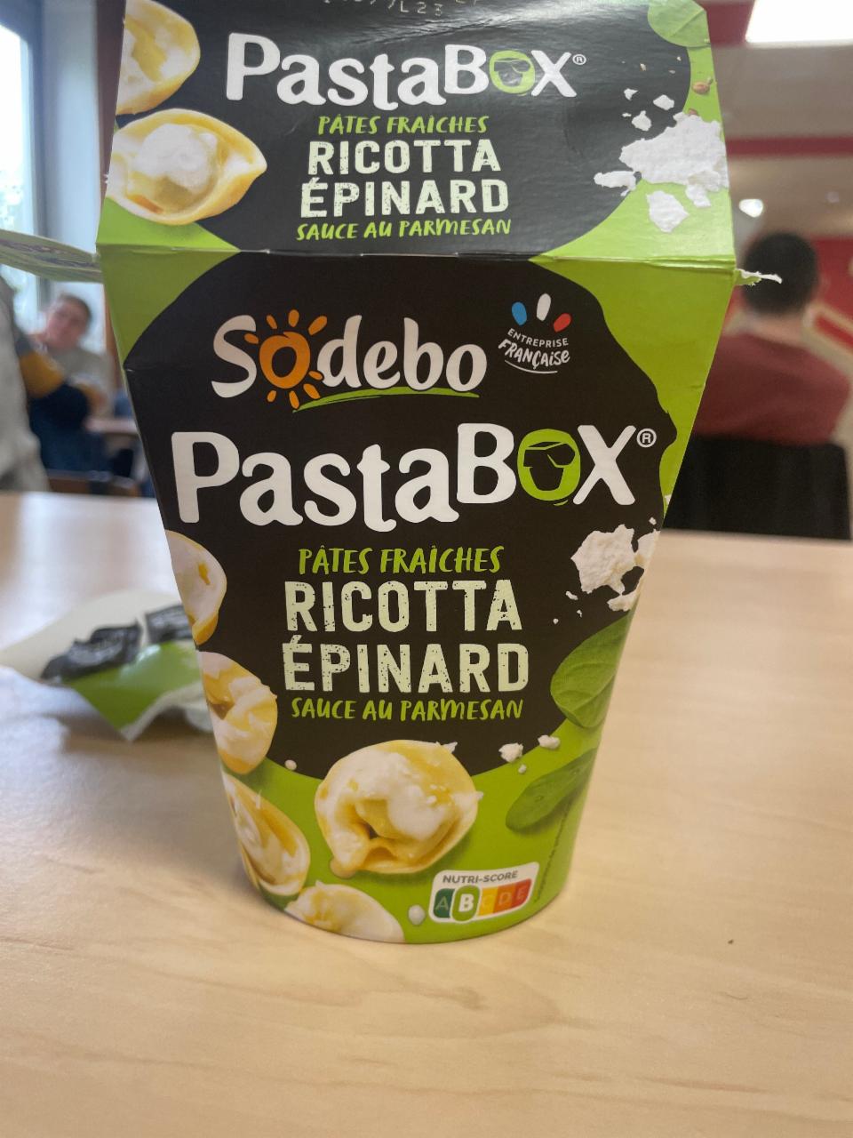 Фото - PastaBOX pâtes fraîches Ricotta Épinard Sodebo