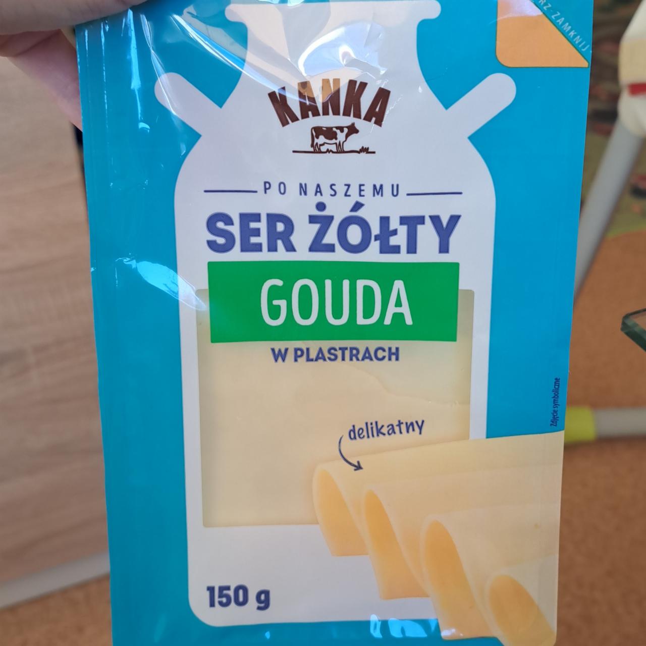 Фото - Сыр в пластинках Гауда Ser Żolty Gouda Kanka