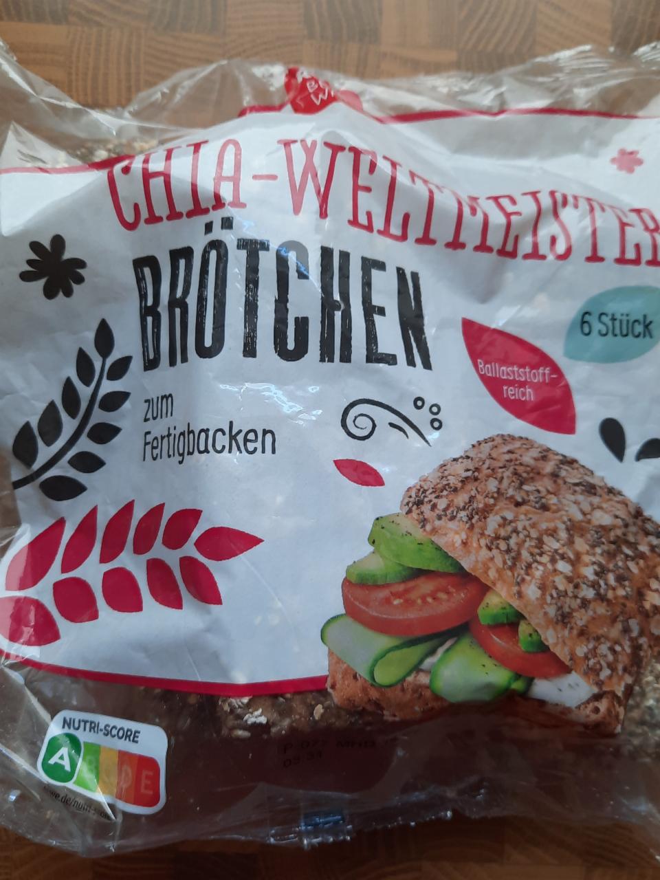 Фото - Зерновые булочки Chia weltmeister brötchen Rewe