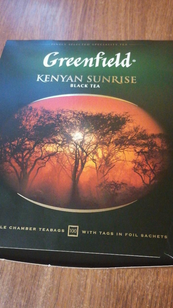 Фото - Kenyan Sunrise чёрный чай Greenfield